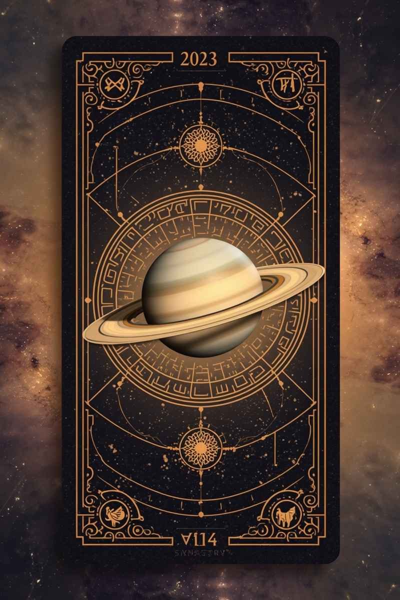 Astrology synastry illustration showing how two natal charts interact