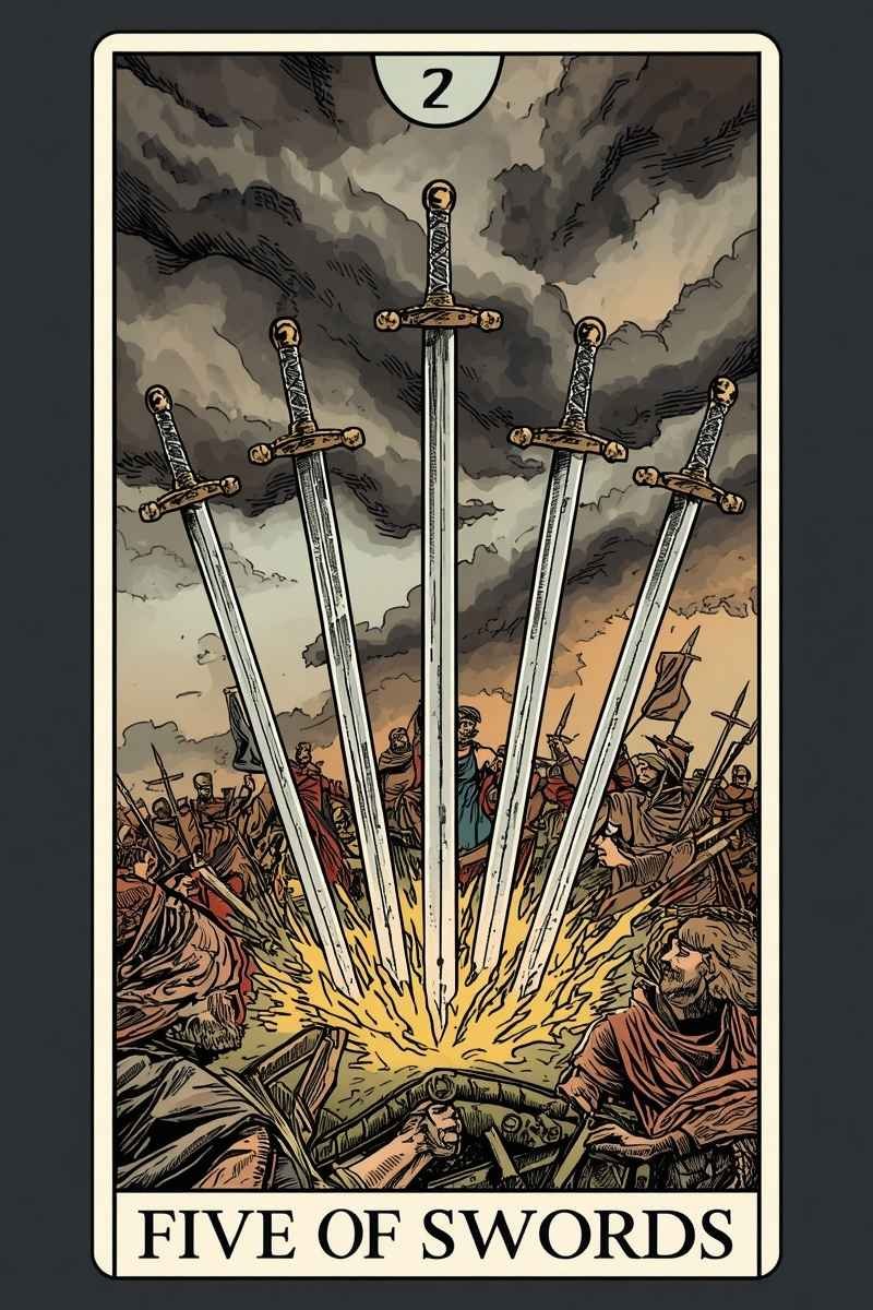 Six of Swords Tarot card meaning — transition, recovery, moving forward and calmer waters