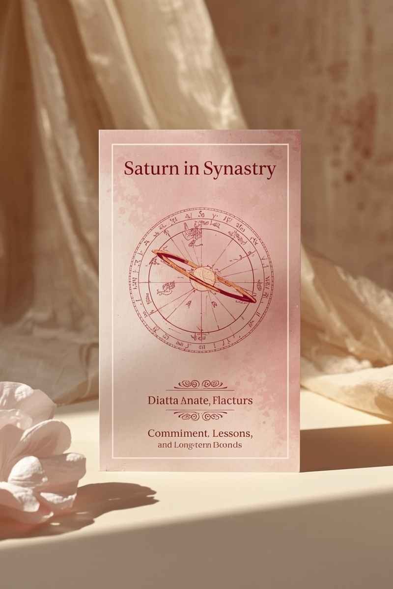 Composite chart astrology illustration for relationship compatibility