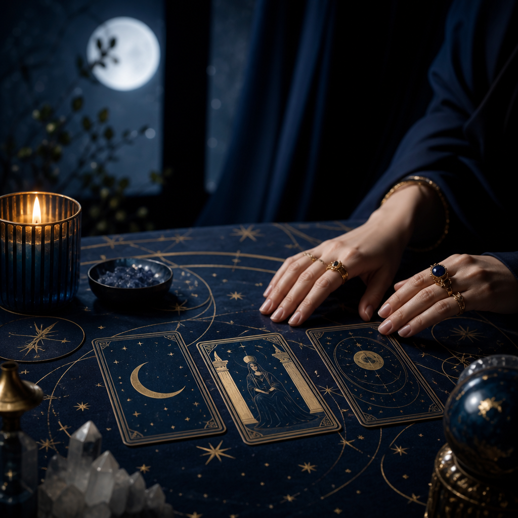 Die Hohepriesterin im Tarot: Intuition, Geheimnis und inneres Wissen